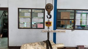 Weight Measuring by Crane Scale (3 Tonnes Maximum)